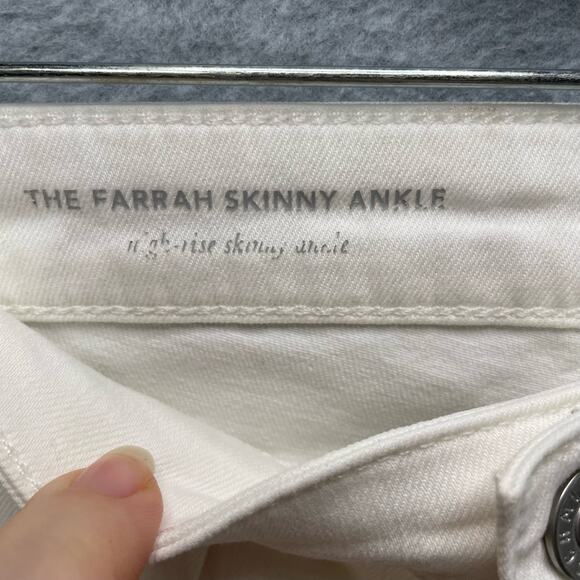 AG Adriano Goldschmeid The Farrah High Rise Skinny Ankle Jeans Size 29R - Picture 3 of 6